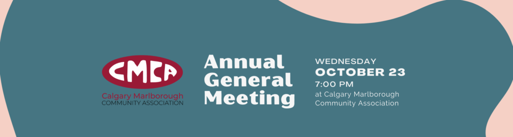 Calgary Marlborough Community Association-AGM 2024