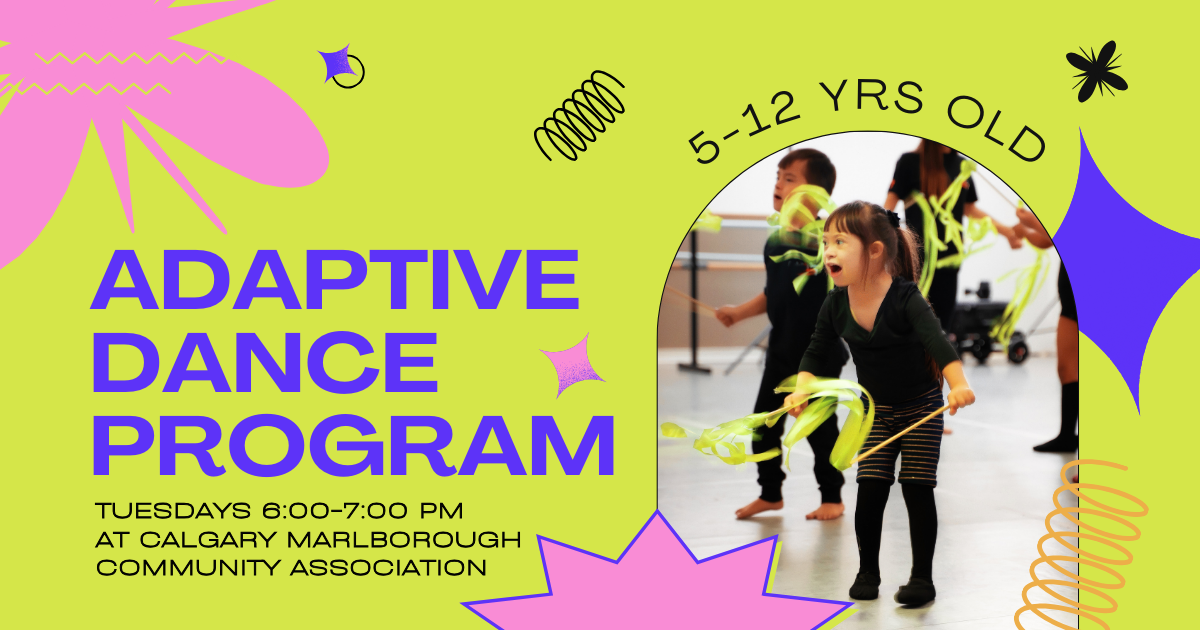 Adaptive dance program at Calgary Marlborough