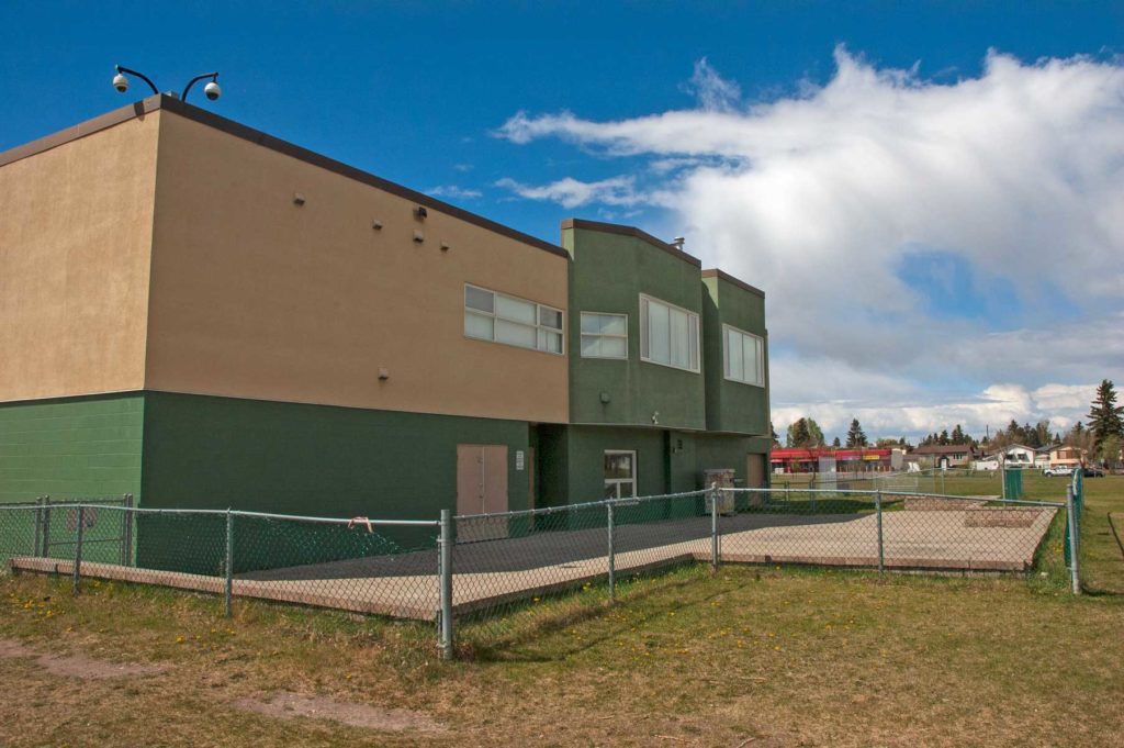 Current patio space at the community centre