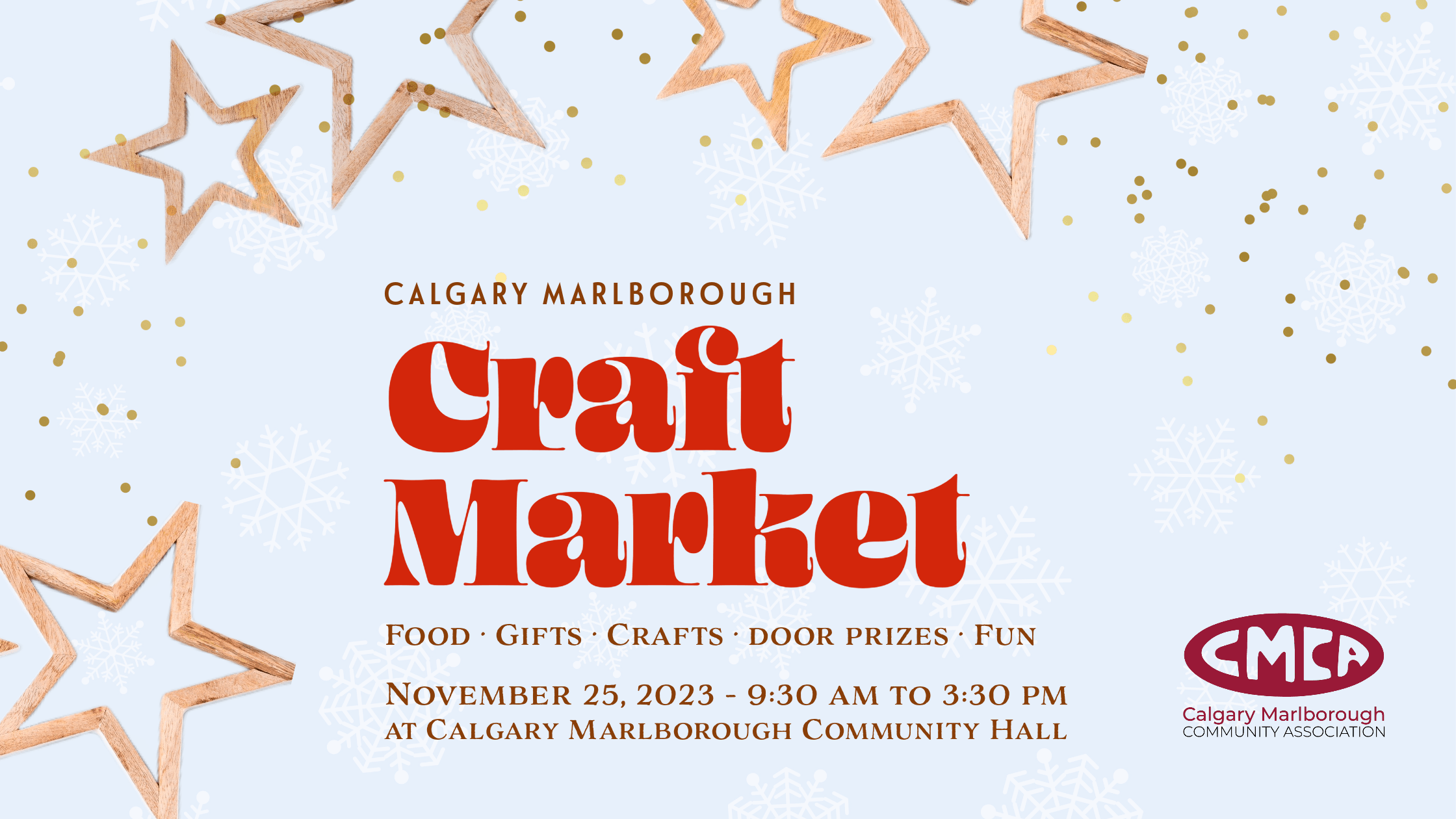 On November 25, 2023, the Calgary Marlborough community is hosting an extraordinary Craft Market